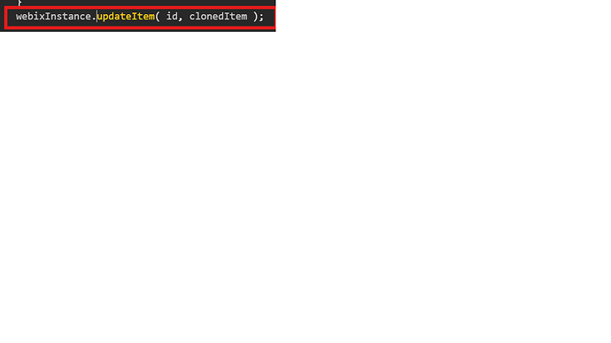 webixUpdateItem